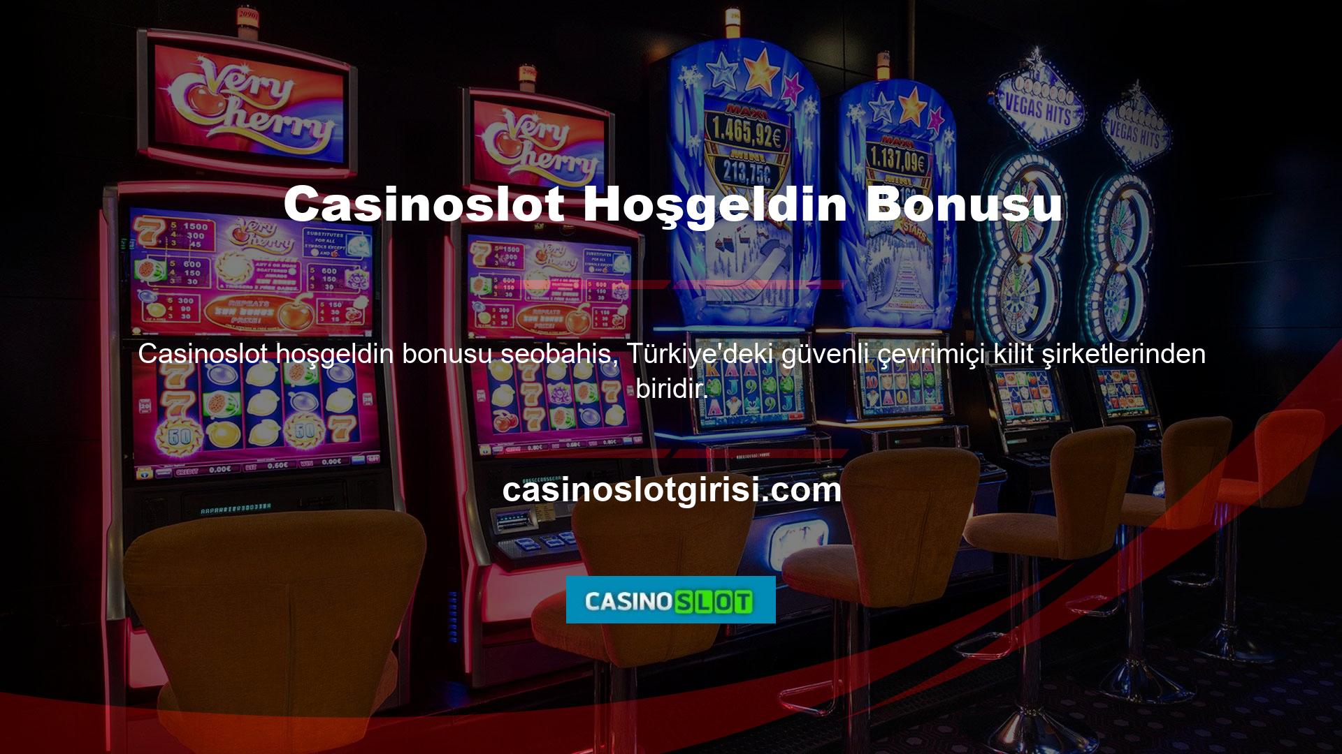 Casinoslot, internet pokerinde güvenilir ve saygın bahisçilerden biridir