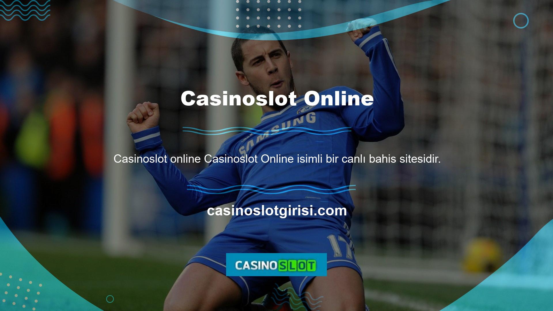 Bu site, kullanıcılarına spor bahisleri ve genel olarak casinolar alanında canlı bahis sunmaktadır
