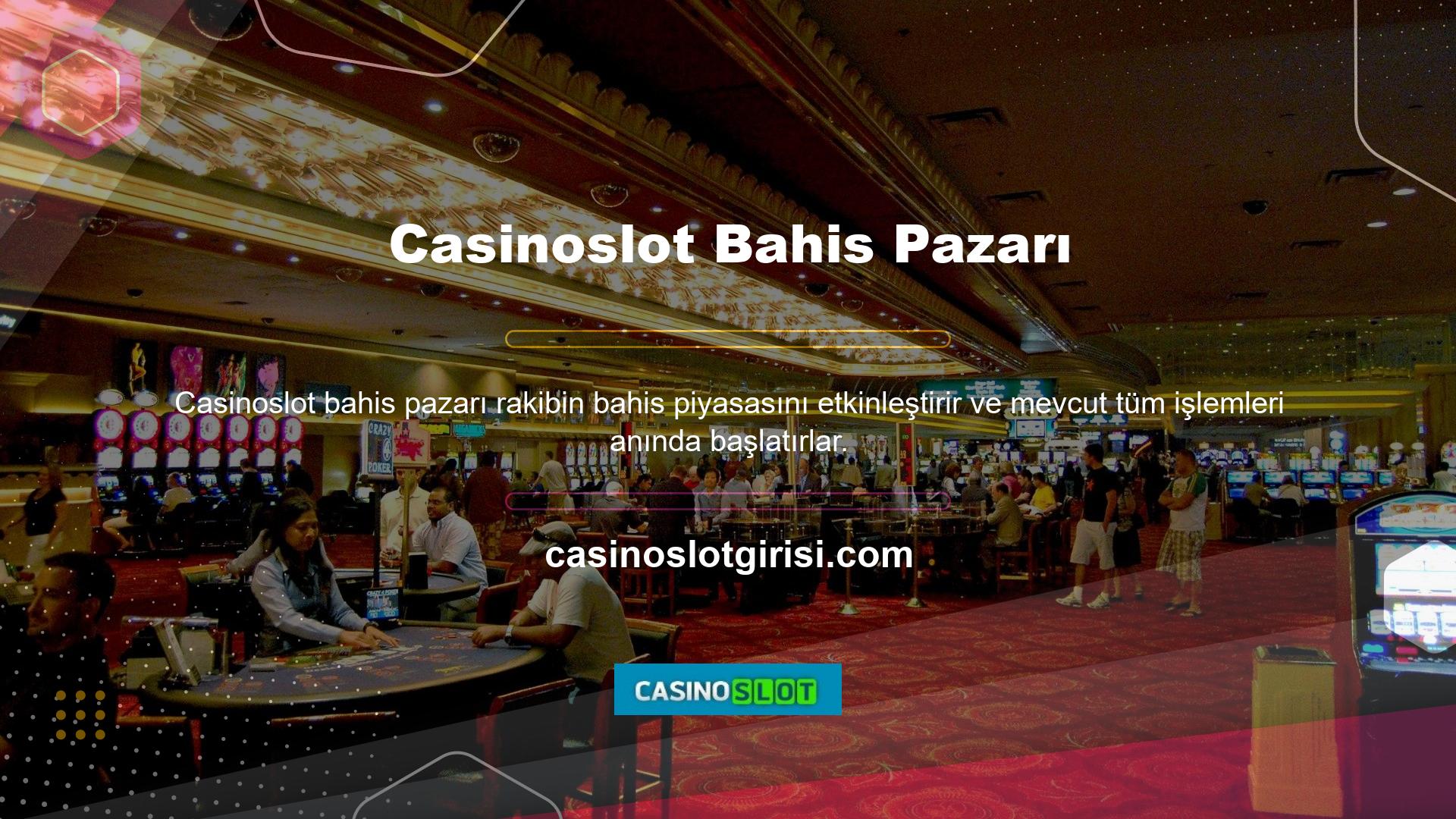 Bu, açık ara bir numaralı yasa dışı casino sitesidir ve sunduğu tüm hizmetlere ek olarak, üyelerin en güncel giriş adresleri de mevcuttur